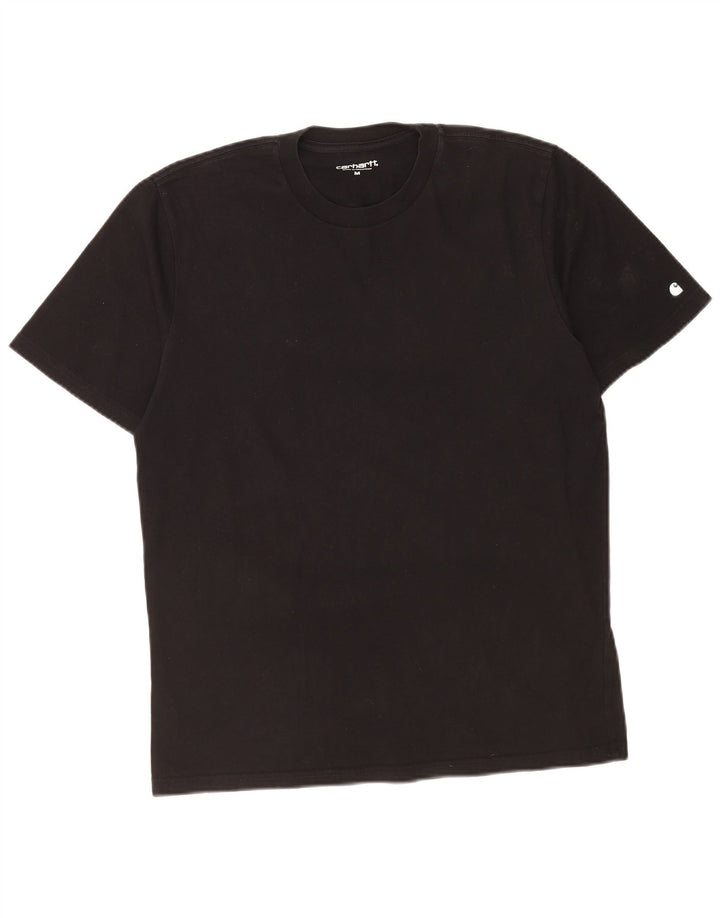 Carhartt Mens T-Shirt Top Medium Black Cotton