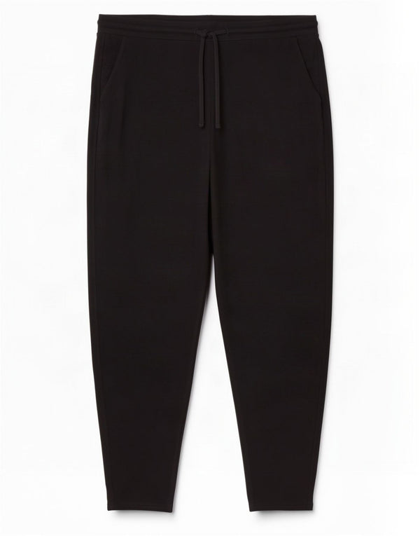 Marks & Spencer Womens Tracksuit Trousers UK 16 Large Black Viscose