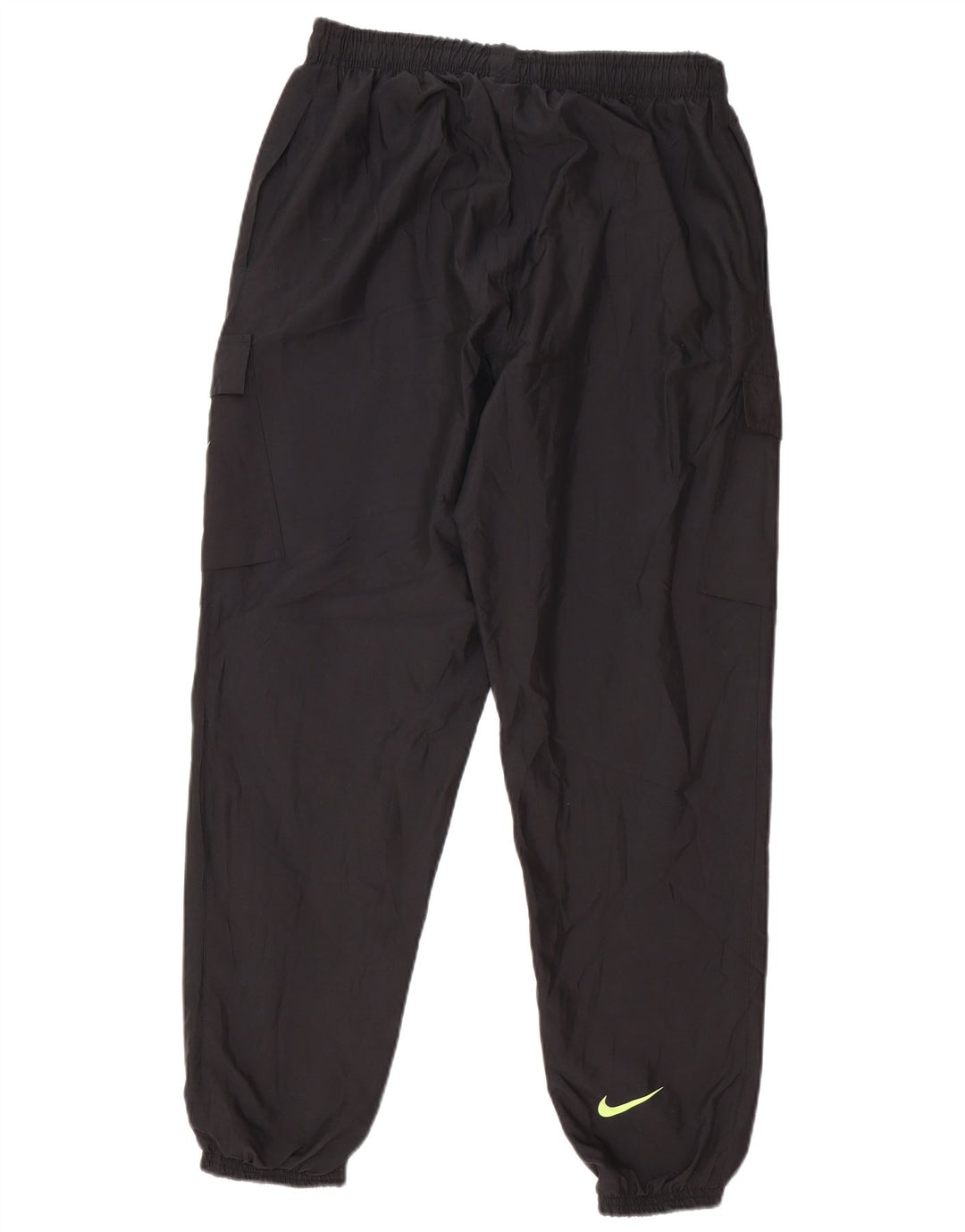 Nike Mens Graphic Tracksuit Trousers Joggers Large Black Polyester