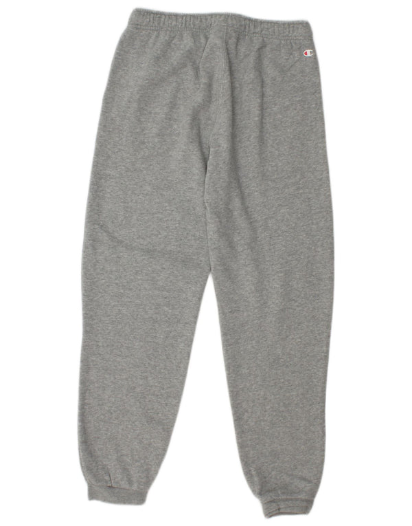 CHAMPION Boys Graphic Tracksuit Trousers Joggers 13-14 Years XL Grey