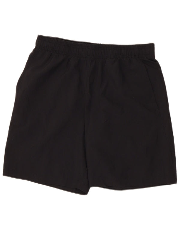 Under Armour Girls Graphic Sport Shorts 11-12 Years Large Black Polyester