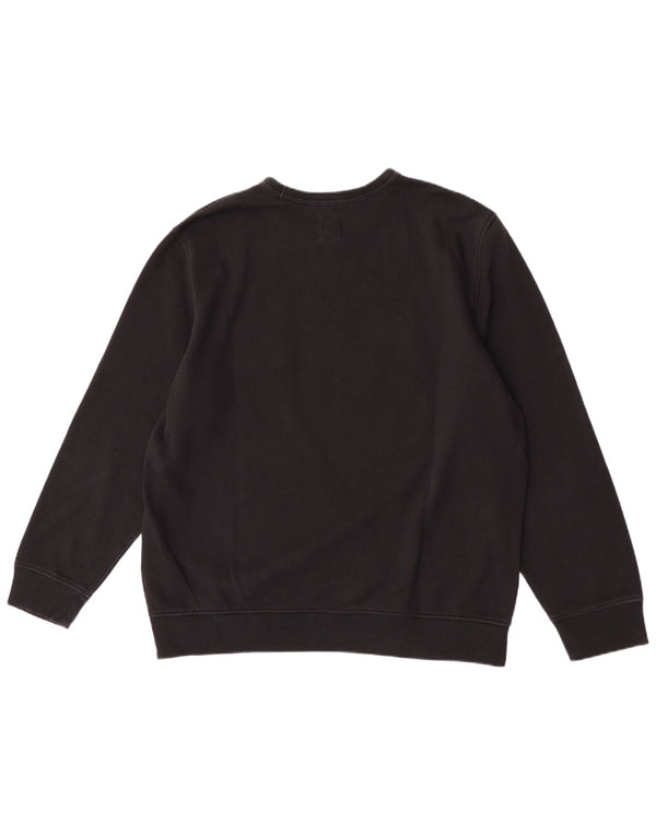 Gap Mens Graphic Sweatshirt Jumper XL Black Cotton