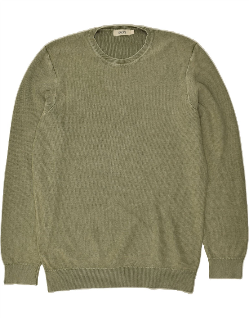 DACK'S Mens Sweatshirt Jumper XL Khaki Cotton | Vintage Dack's | Thrift | Second-Hand Dack's | Used Clothing | Messina Hembry 
