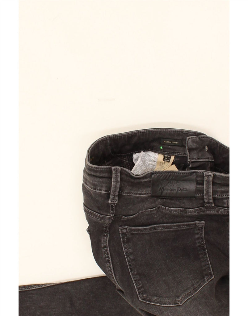 MASSIMO DUTTI Womens Mid Rise Skinny Jeans EU 34 2XS W24 L29 Grey Cotton Vintage Massimo Dutti and Second-Hand Massimo Dutti from Messina Hembry 