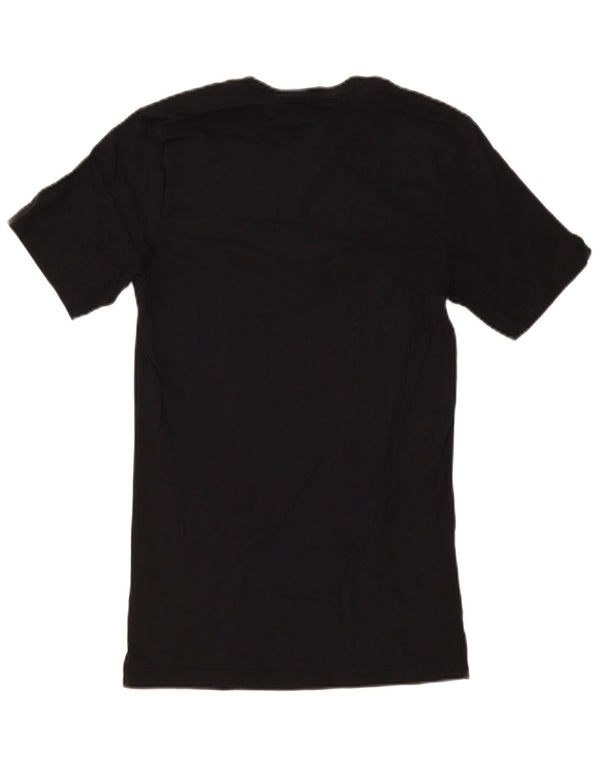 Jordan Mens T-Shirt Top XS Black Cotton