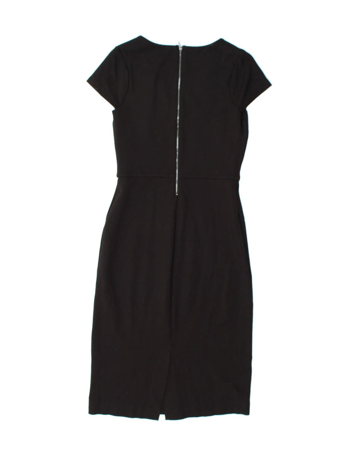 FRENCH CONNECTION Womens Bodycon Dress UK 12 Medium  Black Viscose Vintage French Connection and Second-Hand French Connection from Messina Hembry 
