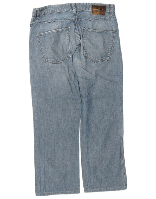 Massimo Dutti Womens Straight Jeans W34 L26 Blue