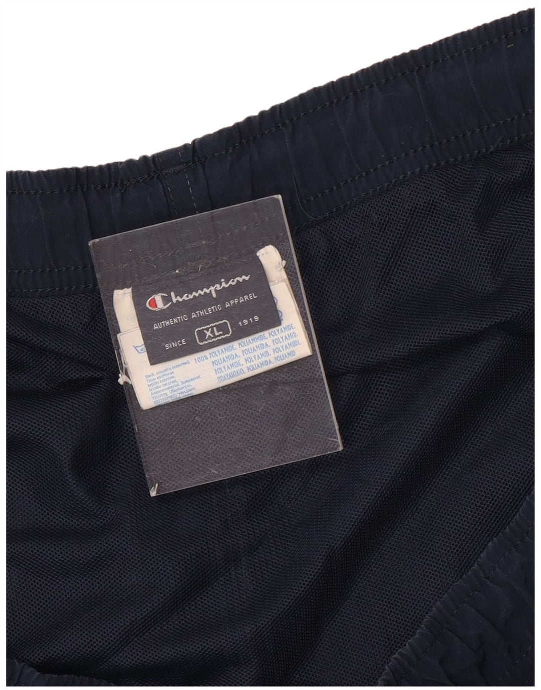 Champion Mens Swimming Shorts XL  Navy Blue Polyamide