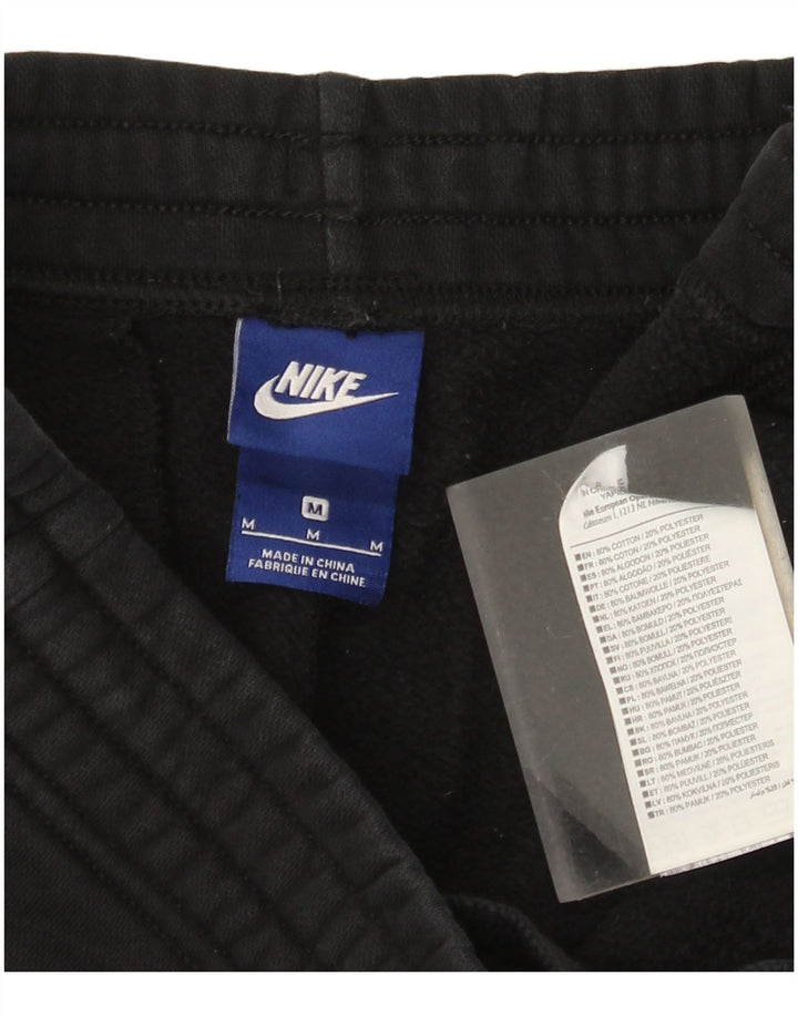 Nike Mens Tracksuit Trousers Joggers Medium  Black Cotton