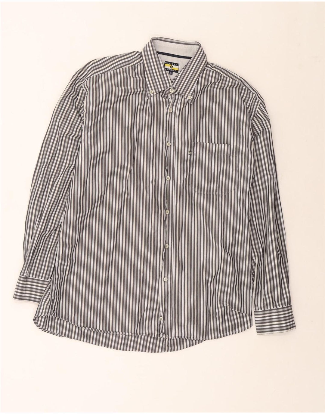 Navigare Mens Shirt XL Grey Striped