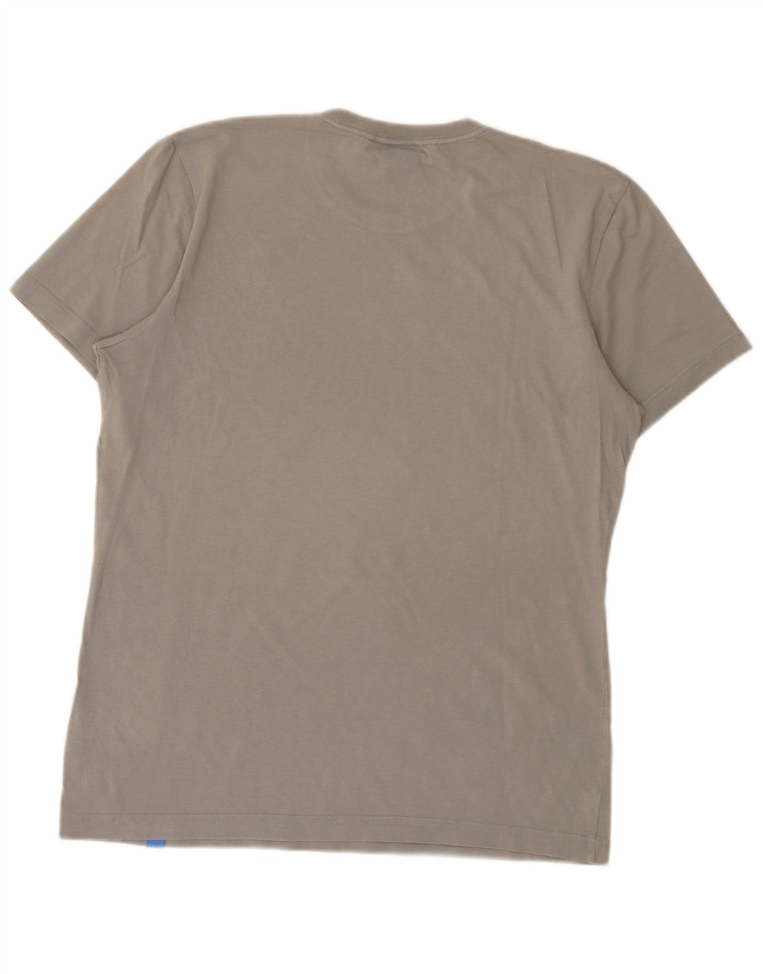 ADIDAS Mens Graphic T-Shirt Top Medium Grey Cotton