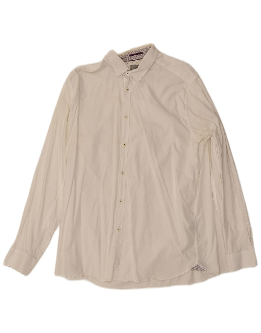 TED BAKER Mens Shirt Size 5 XL White Cotton