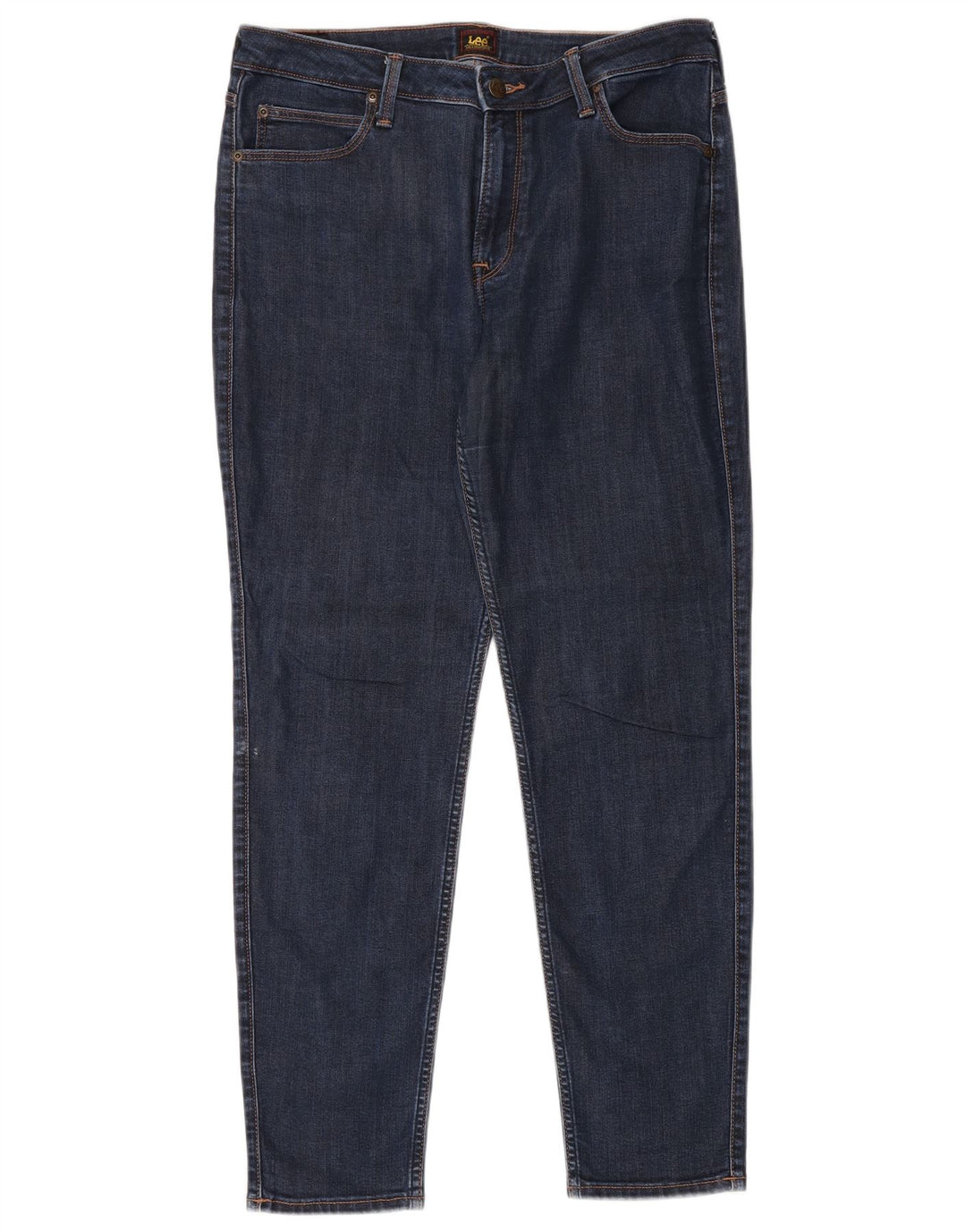 Lee Womens Scarlett High Skinny Jeans W32 L31 Blue Lyocell