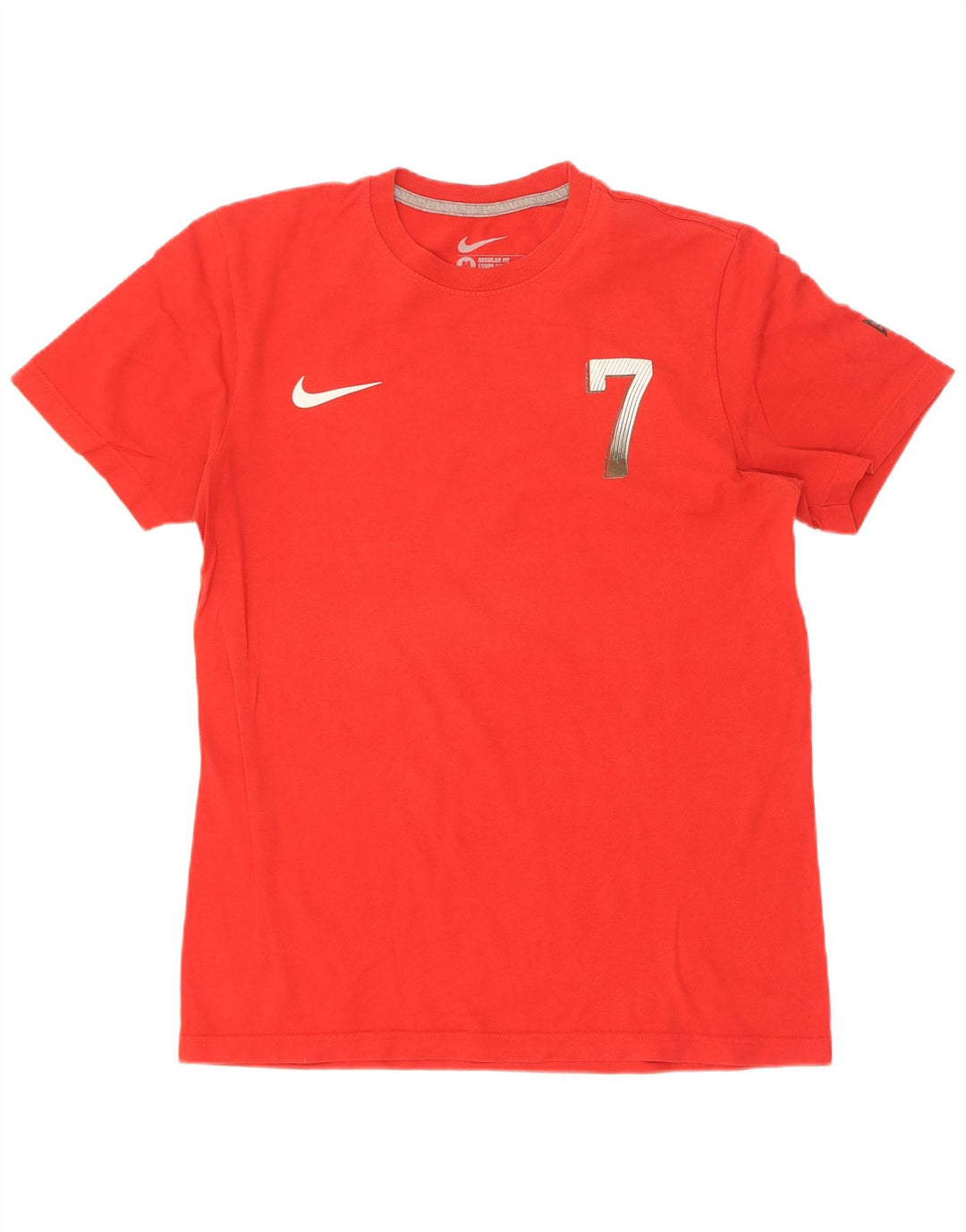 Nike Mens Cristiano Ronaldo Regular Fit Graphic T-Shirt Top Medium Red