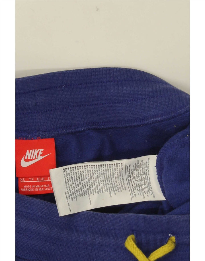 Nike Mens Tracksuit Trousers Joggers XS  Blue Cotton