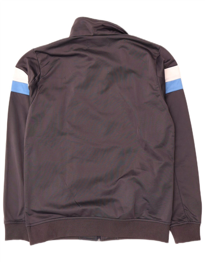 Kappa Mens Graphic Tracksuit Top Jacket Medium Grey Colourblock Polyester