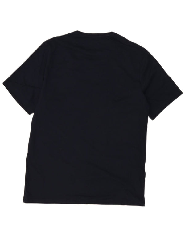 Hugo Boss Mens T-Shirt Top XL Navy Blue Cotton