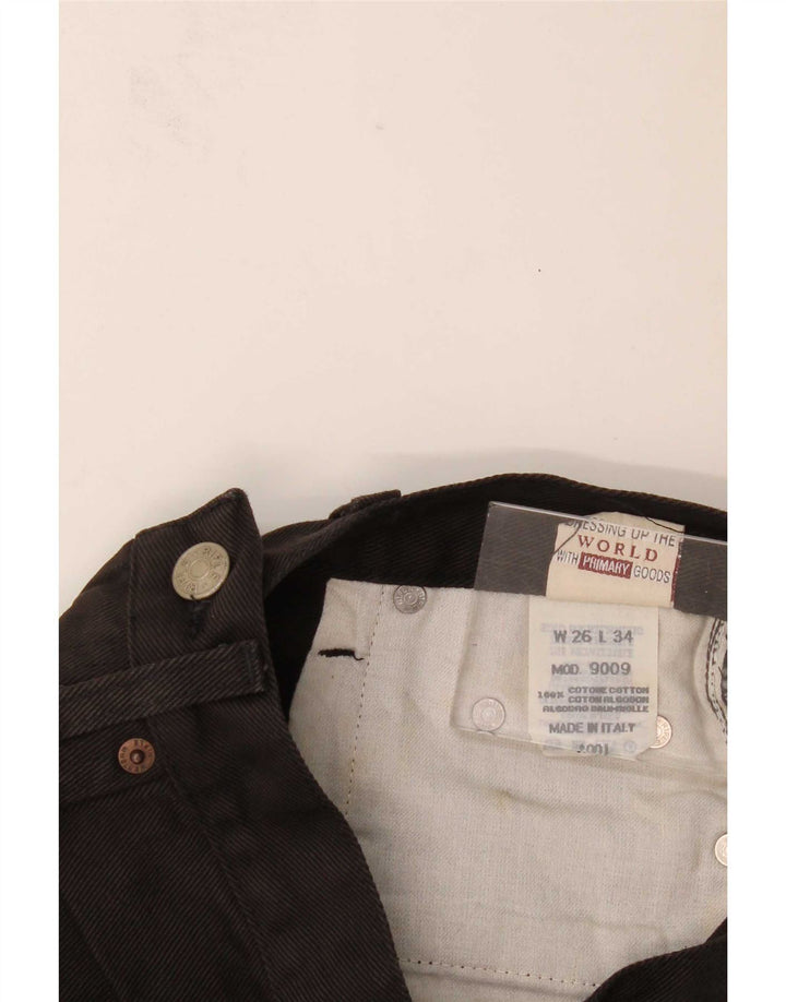 Rifle Womens Straight Jeans W26 L34 Black Cotton