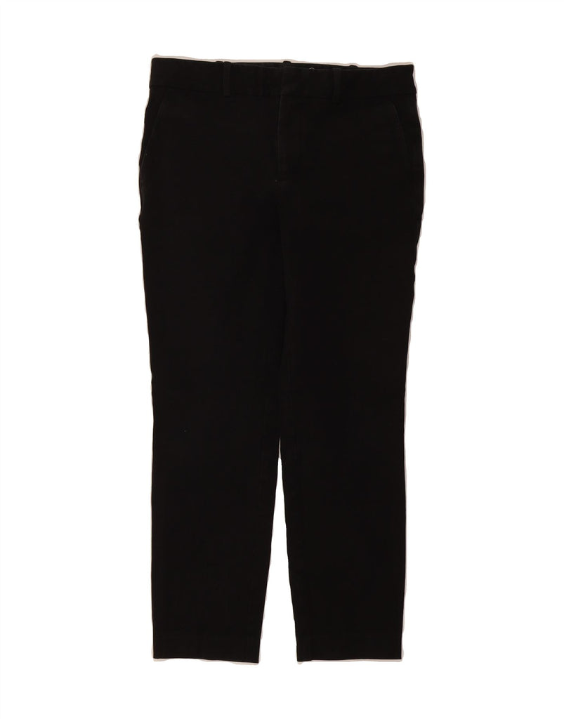 POLO RALPH LAUREN Womens Slim Cropped Trousers US 4 Small W28 L24 Black Vintage Polo Ralph Lauren and Second-Hand Polo Ralph Lauren from Messina Hembry 
