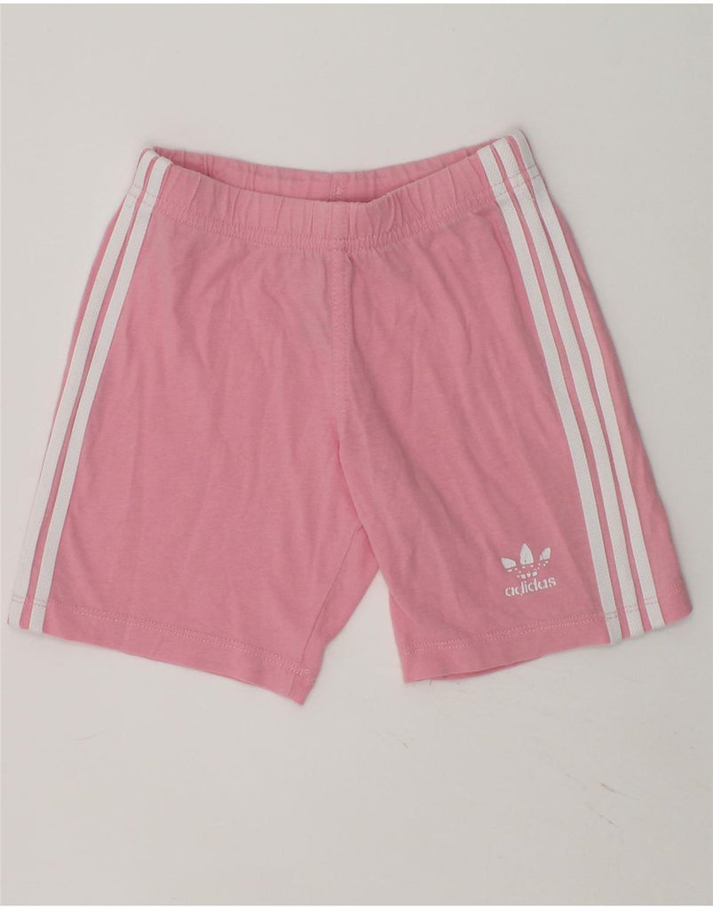 ADIDAS Girls Sport Shorts 2-3 Years Pink Cotton | Vintage Adidas | Thrift | Second-Hand Adidas | Used Clothing | Messina Hembry 