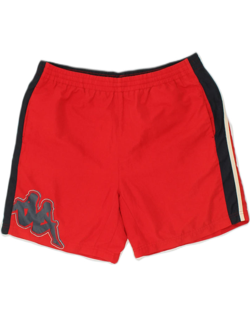 KAPPA Mens Graphic Sport Shorts 2XL Red Polyester | Vintage Kappa | Thrift | Second-Hand Kappa | Used Clothing | Messina Hembry 