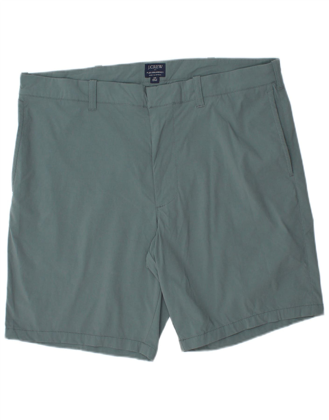 J. Crew Mens Gramercy Chino Shorts W36 Large Grey Nylon