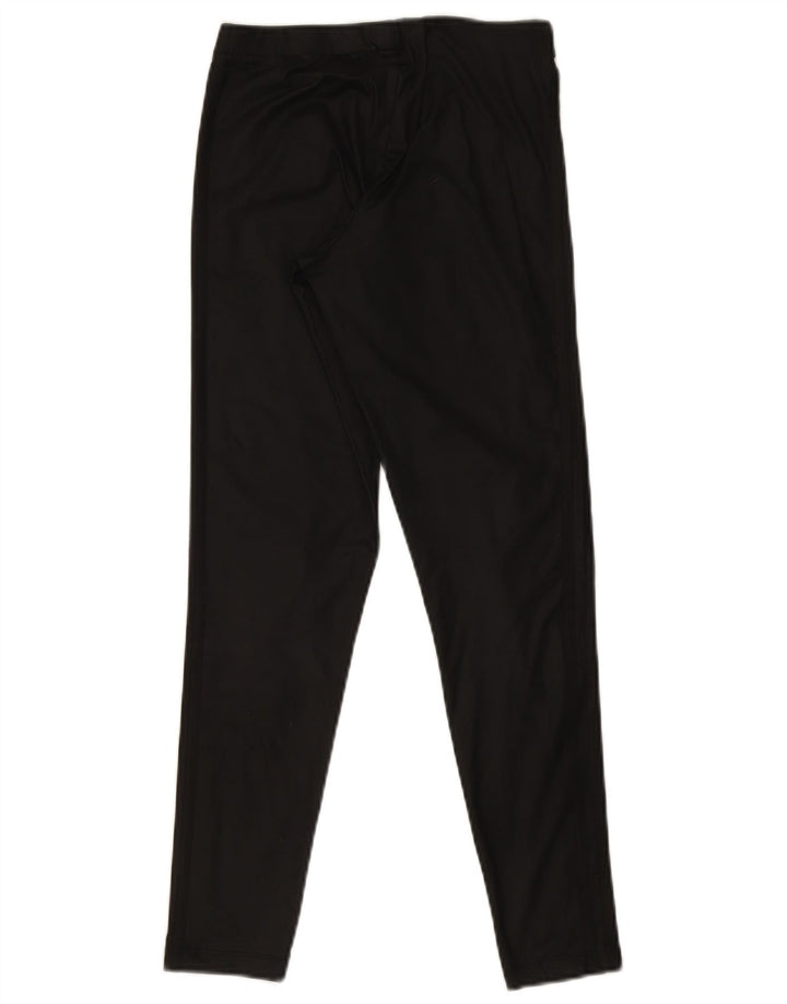 ADIDAS Womens Leggings UK 8 Small Black Polyester