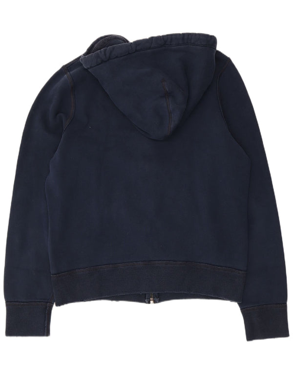 Abercrombie & Fitch Womens Muscle Zip Hoodie Sweater UK 18 XL Navy Blue
