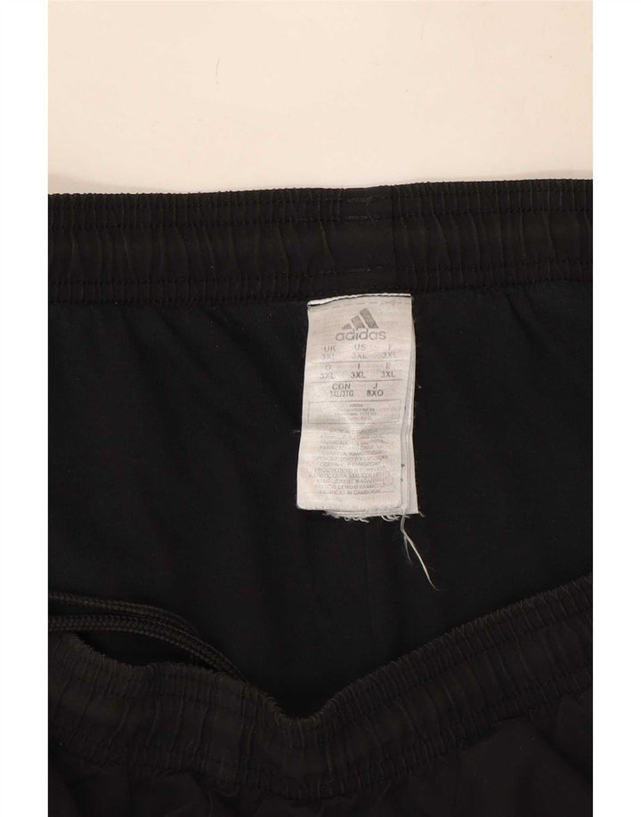 Adidas Mens Tracksuit Trousers Joggers 3XL Black Polyester