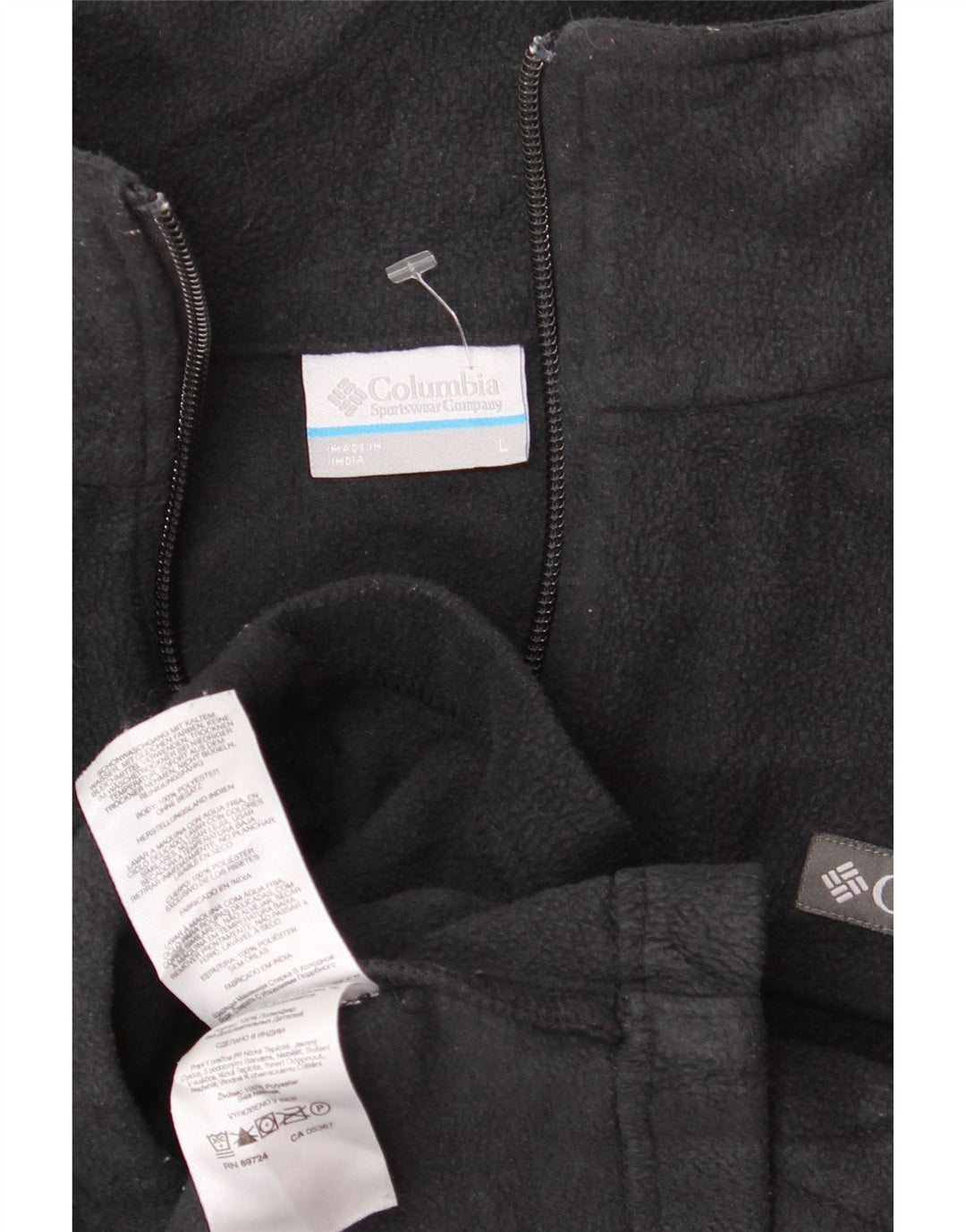 Columbia Womens Fleece Gilet UK 16 Large Black Polyester