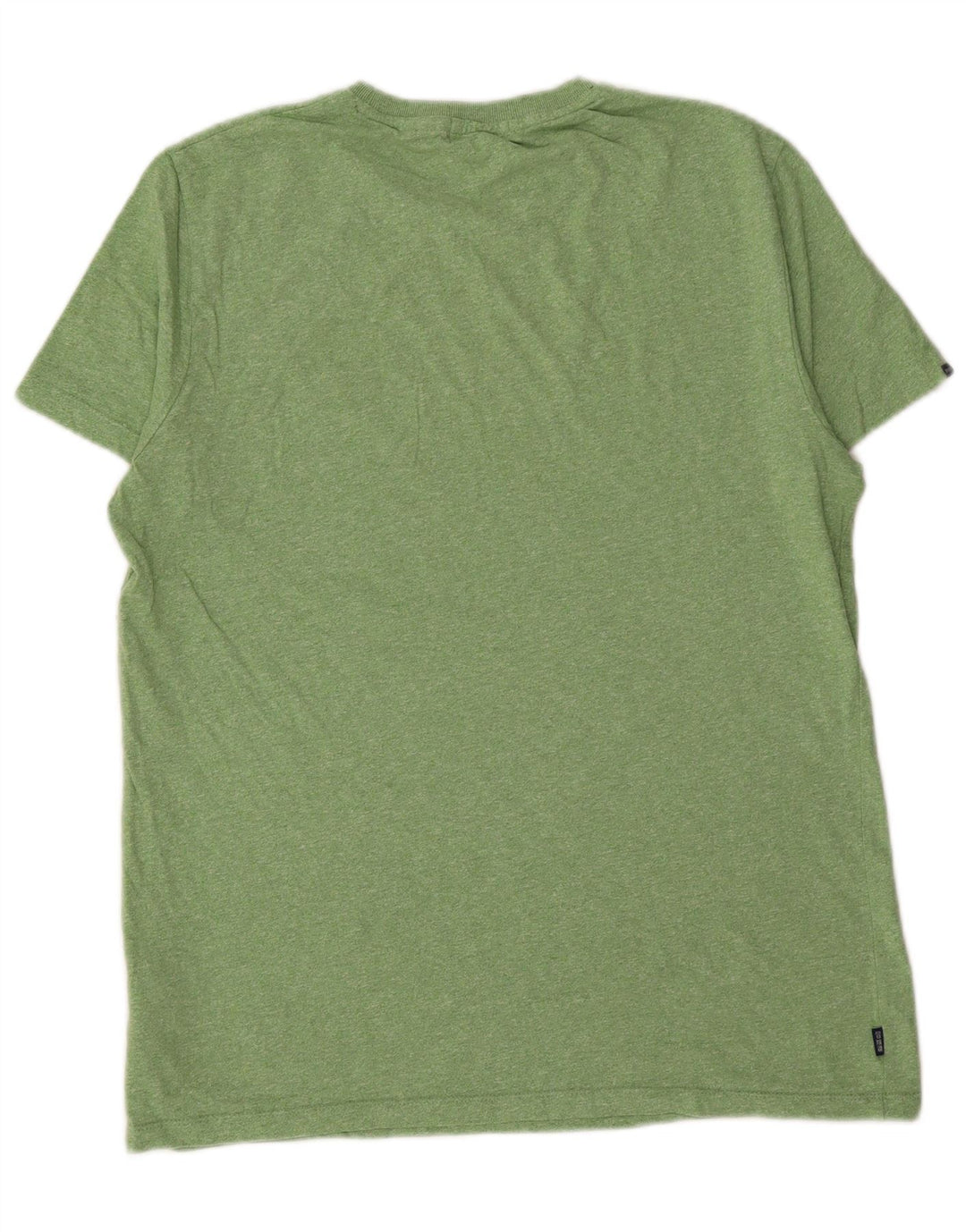 SUPERDRY Mens T-Shirt Top Large Green Cotton