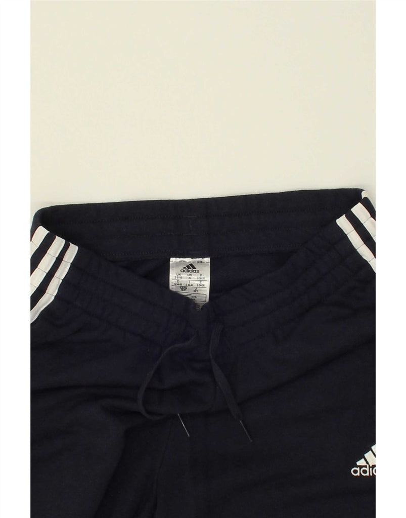 ADIDAS Womens Tracksuit Trousers Joggers UK 8/10 Small Navy Blue Vintage Adidas and Second-Hand Adidas from Messina Hembry 