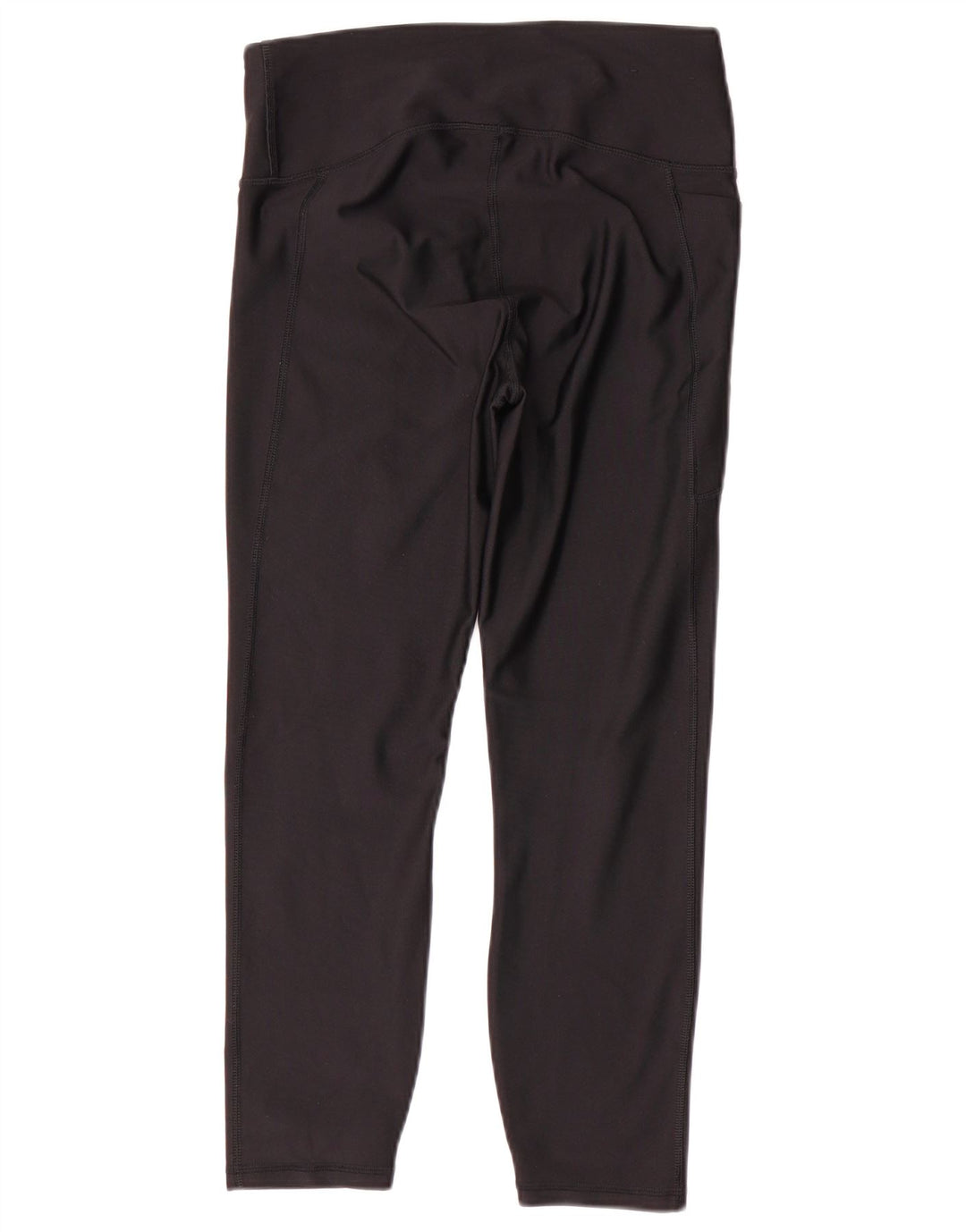 Under Armour Womens Heat Gear Crop Leggings UK 14 Medium  Black Polyester