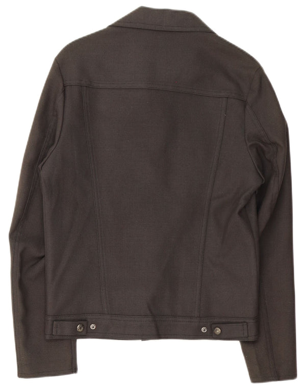 Vintage Mens Bomber Jacket UK 34 XS Grey