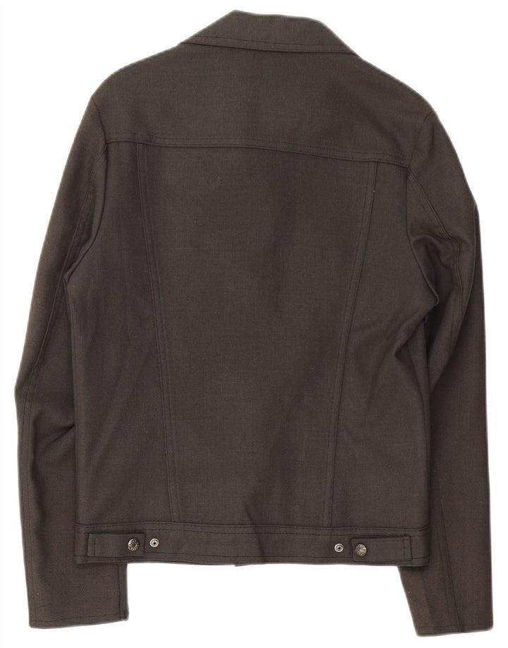 Vintage Mens Bomber Jacket UK 34 XS Grey