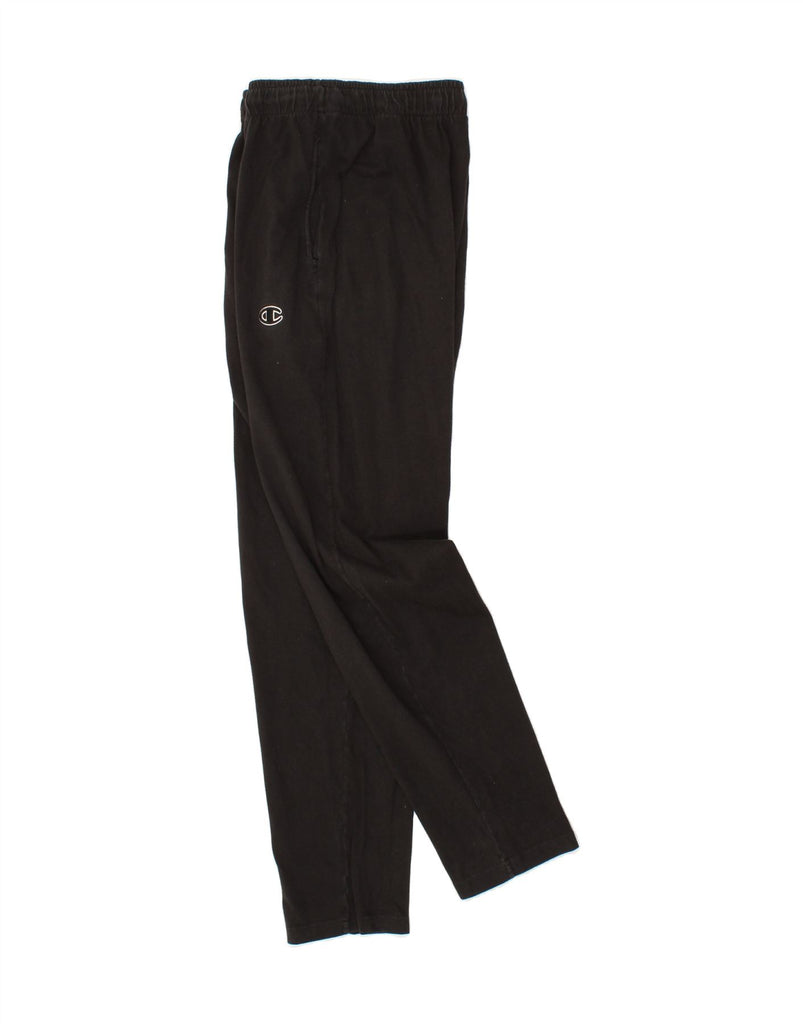 CHAMPION Womens Tracksuit Trousers Large Black Cotton | Vintage Champion | Thrift | Second-Hand Champion | Used Clothing | Messina Hembry 