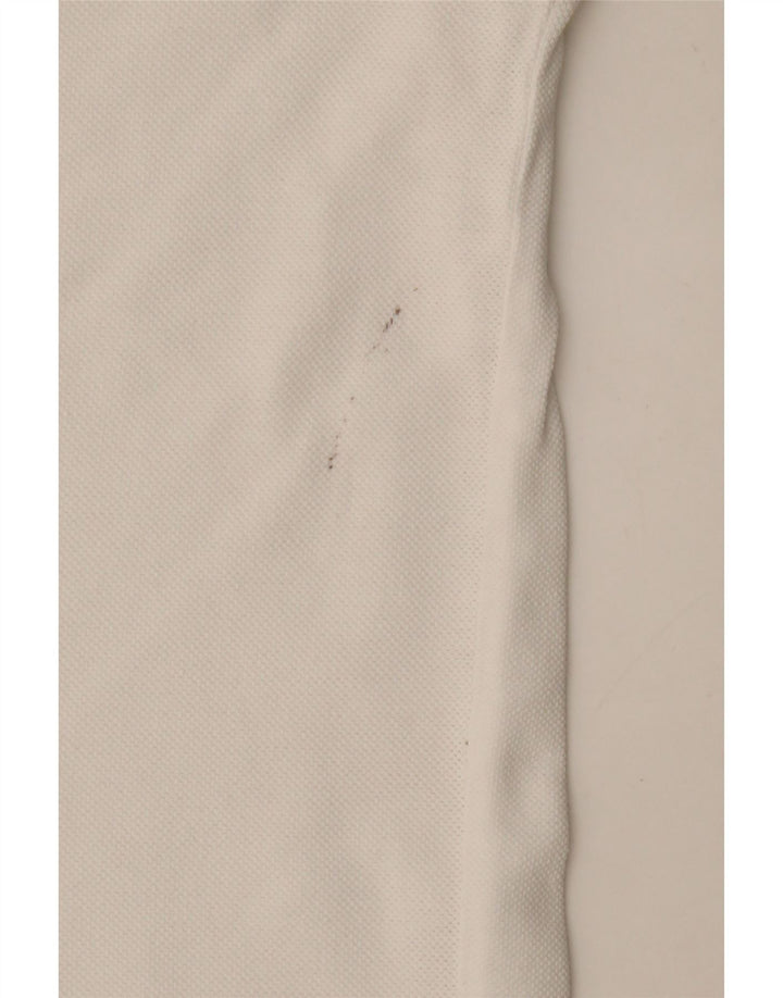 KAPPA Mens Polo Shirt Large White Cotton