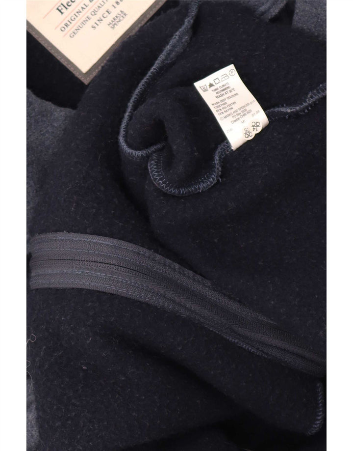 Marks & Spencer Mens Tracksuit Top Jacket Medium Navy Blue Polyester