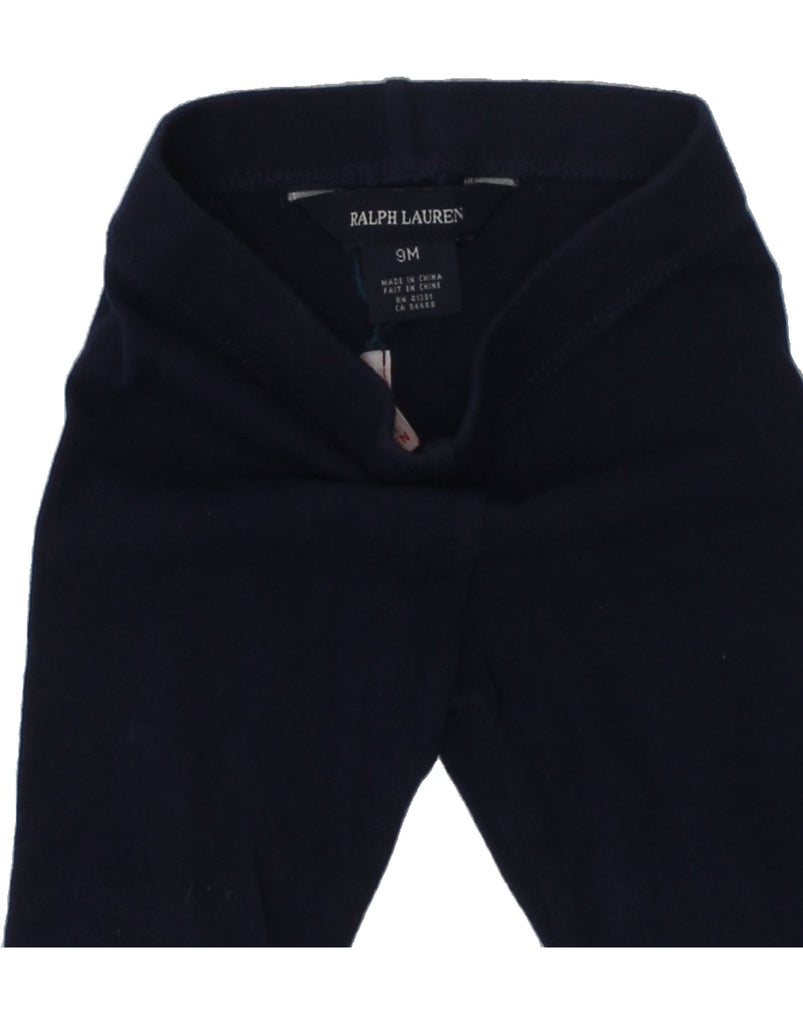 RALPH LAUREN Baby Girls Trousers 6-9 Months Navy Blue | Vintage Ralph Lauren | Thrift | Second-Hand Ralph Lauren | Used Clothing | Messina Hembry 