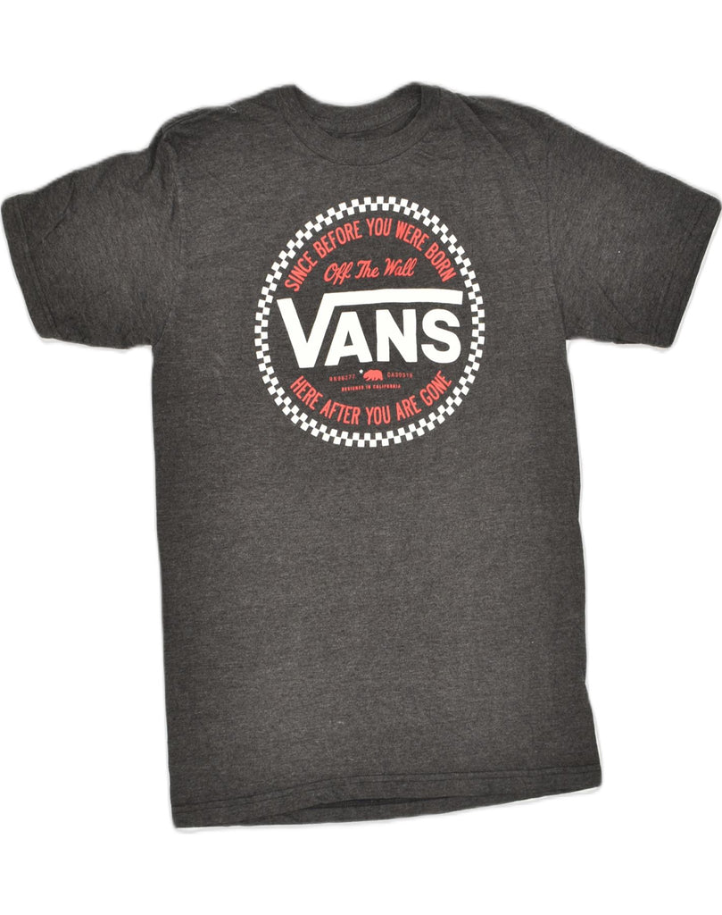 VANS Mens Graphic T-Shirt Top Small Grey Cotton | Vintage Vans | Thrift | Second-Hand Vans | Used Clothing | Messina Hembry 