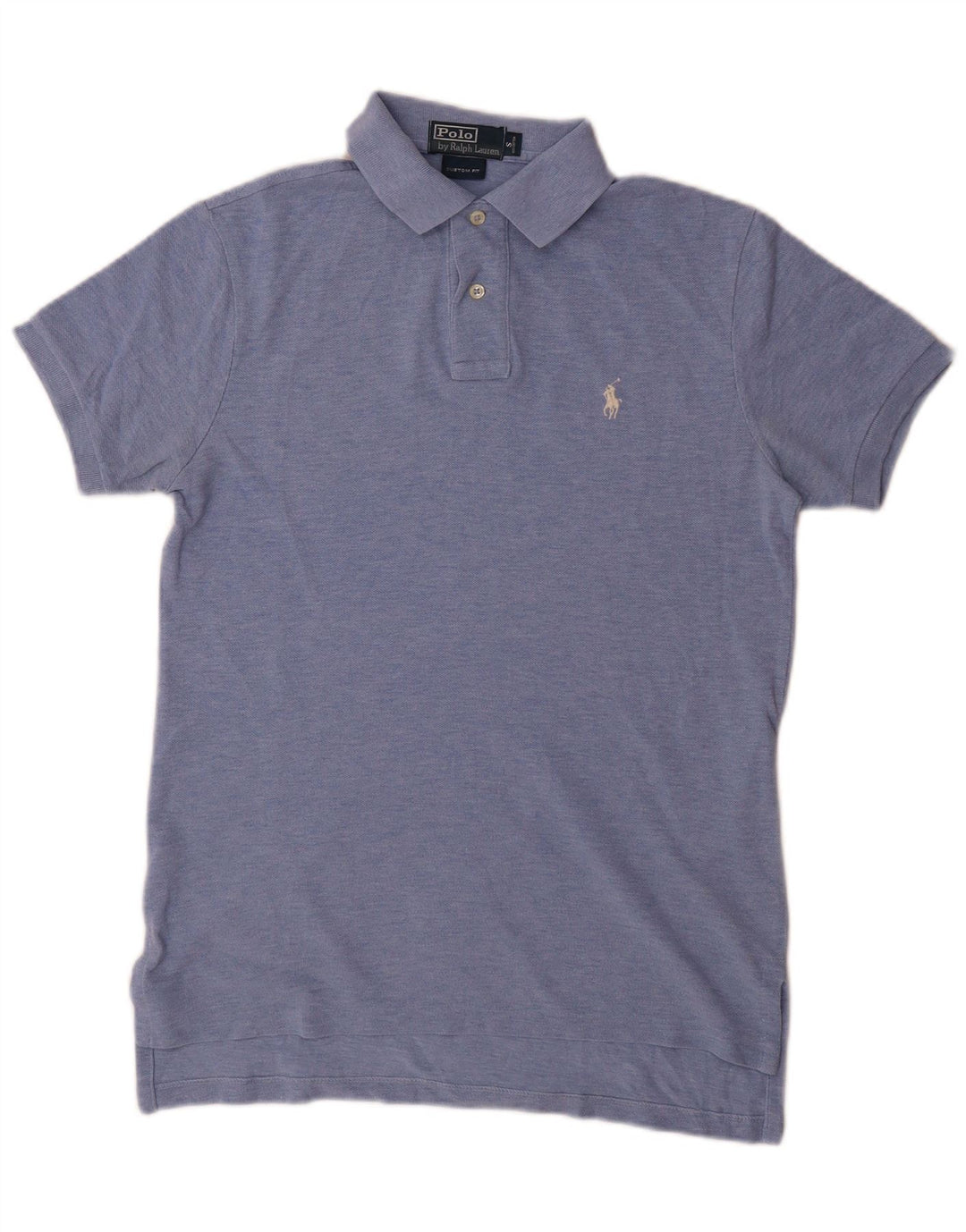 Polo Ralph Lauren Mens Custom Fit Shirt Small Blue Cotton