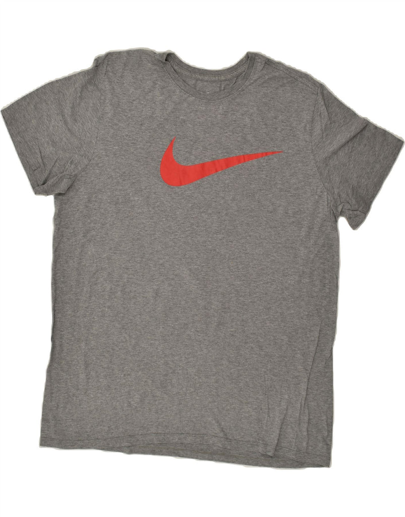 NIKE Mens Graphic T-Shirt Top XL Grey | Vintage Nike | Thrift | Second-Hand Nike | Used Clothing | Messina Hembry 