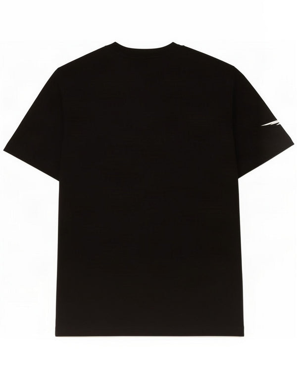 Nike Girls Graphic T-Shirt Top 10-11 Years Medium Black Cotton