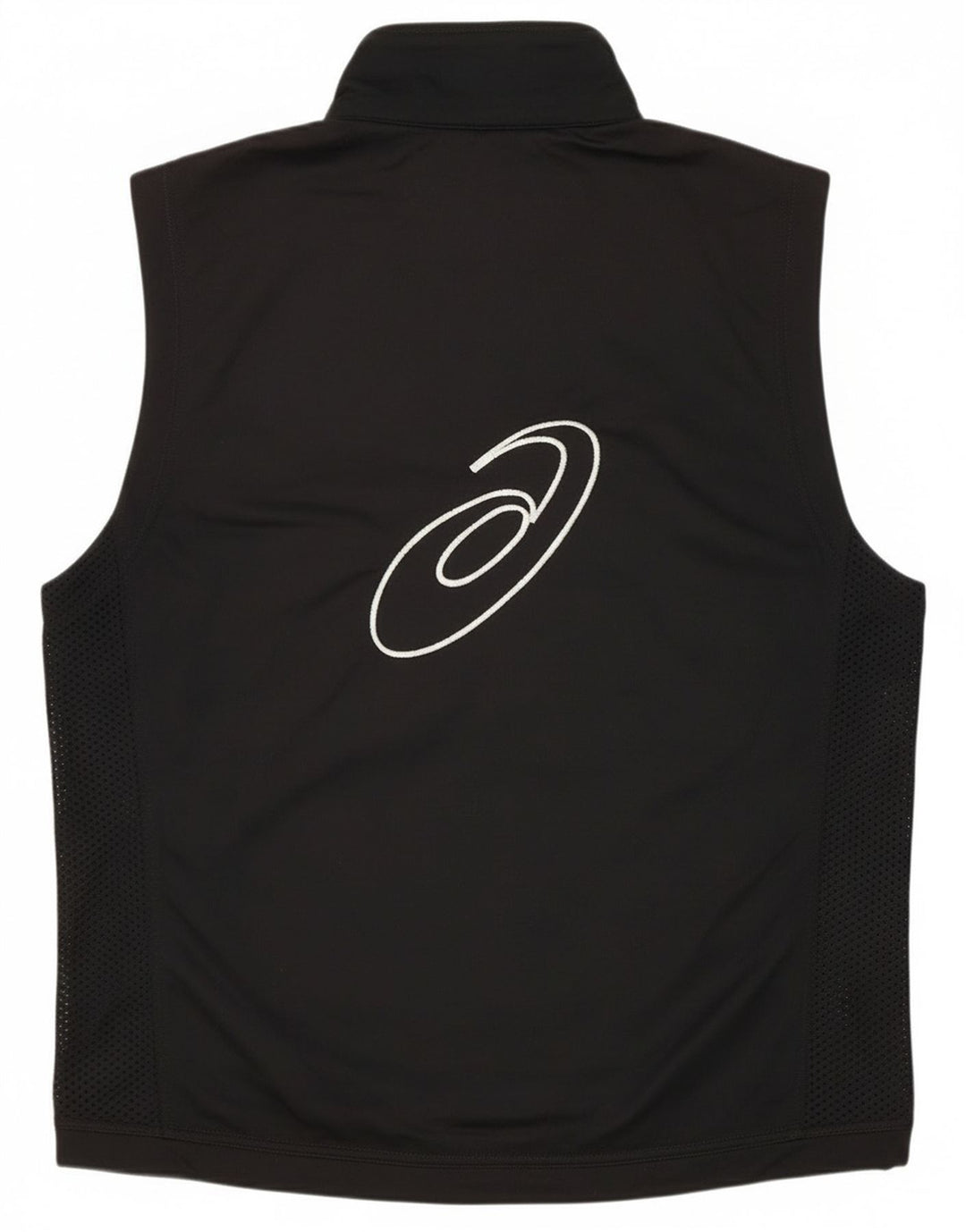 Asics Mens Graphic Sleeveless Tracksuit Top Jacket Large Black