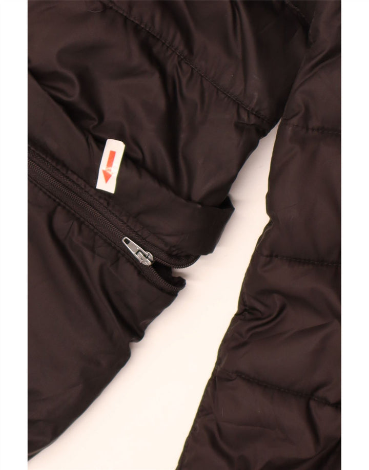 Geox Respira Womens Oversized Padded Jacket UK 10 Small Black Polyester