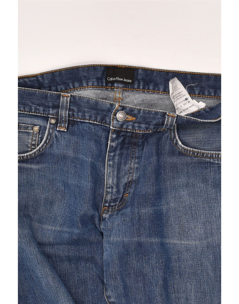 CALVIN KLEIN Mens Straight Jeans W32 L30 Blue Cotton | Vintage Calvin Klein | Thrift | Second-Hand Calvin Klein | Used Clothing | Messina Hembry 