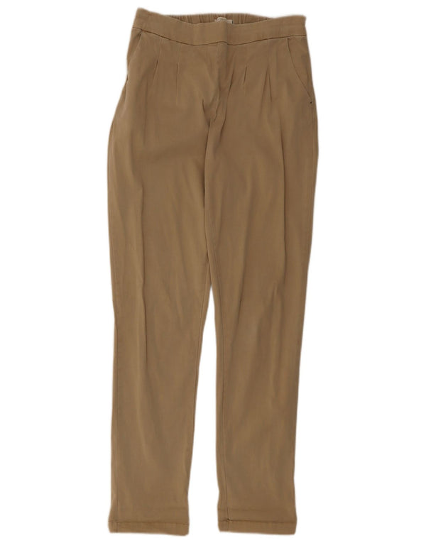 White Stuff Womens Slim Chino Trousers UK 10 Small W28 L29 Beige Cotton