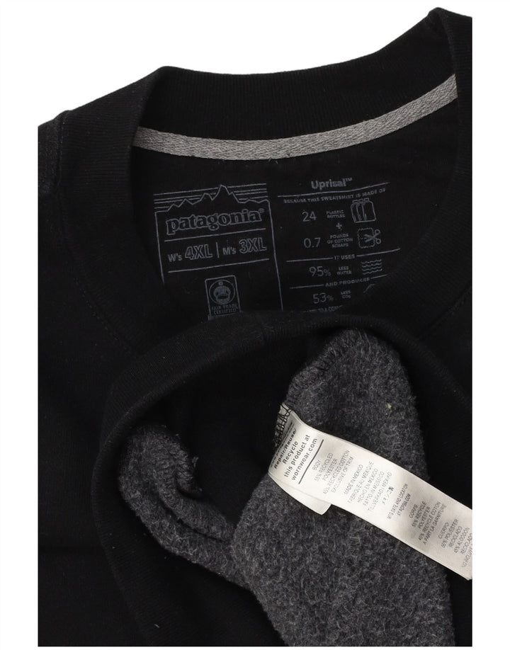 PATAGONIA Mens Sweatshirt Jumper 3XL Black Cotton