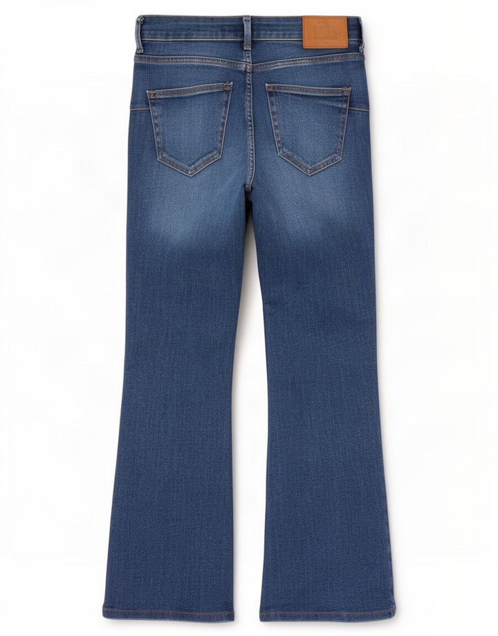 Zara Womens Bootcut Jeans EU 38 Small W28 L28 Blue
