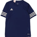 Adidas Boys Climalite T-Shirt Top 11-12 Years Large  Navy Blue Polyester